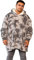Dreamscene Oversized Hoodie Blanket for Cold Nights Warm Soft Fleece - Tie Dye