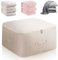Ultra Space Saving Self Compression Organizer, 2024 Neuest Aufbewahrungstasche, für Bettdecken, Decken, Bettwäsche, 80% Platz sparen Vakkumsäcke Kleidung (Beige, 52x42x30CM)