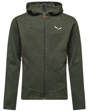 SALEWA Puez Rocca Polarlite Hooded Jacket M, dark olive, L