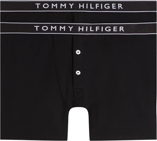Tommy Hilfiger Men's 2p Button Fly Boxer Um0um03879 Boxer Brief (pack of 2)
