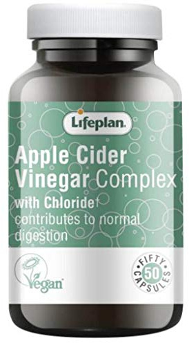 Lifeplan Apple Cider Vinegar Complex Capsules x 50. Award Winning Product. with sea kelp, Dandelion & Burdock.