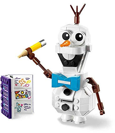 LEGO 41169 Disney Frozen II Olaf the Snowman Brick Built Figure,for 6 years and up, Princess' Elsa and Anna Collection