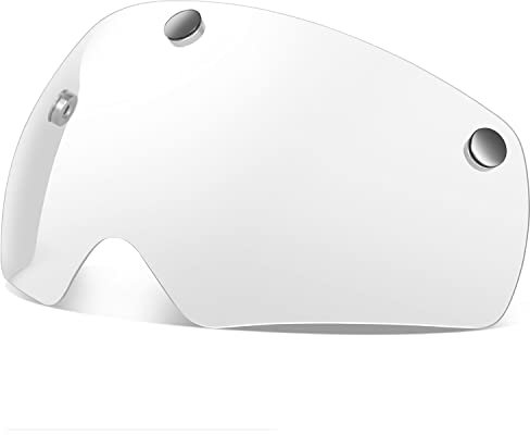 Victgoal Bike Helmet Goggles Visor Strong Magnetic Eye Shield (Crystal)