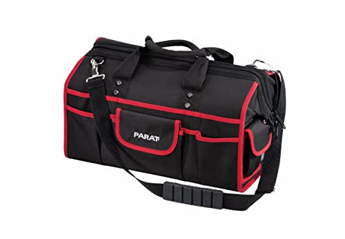 PARAT BASIC Tool Softbag M | Werkzeugtasche mit 25L Volumen & 33 Werkzeugplätzen | Robuste Nylon Tool Bag mit Schultergurt & Tragegriffen | Profi Toolbag für Elektriker & Handwerker