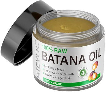 Raw Batana Oil for Hair Growth, Natural Batana Oil Organic Cold Press, Hair Oil for Men & Women 120G