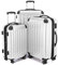 HAUPTSTADTKOFFER Alex - 3er Kofferset, Trolley-Set, Rollkoffer, Reisekoffer, (S, M & L), Weiß
