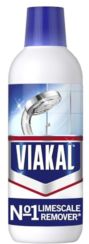 Viakal Limescale Remover Liquid, Classic, Cleaning Products, Bathroom Cleaner, 5 Litre (500 ml x 10)