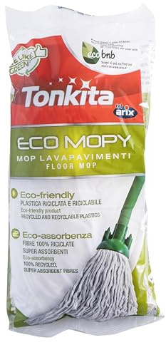 TONKITA Fregona de algodón ecológico Limpieza y Limpieza del hogar