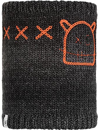 Buff - Scaldacollo a Maglia, per Bambini, Motivo: Monster Jolly Jnr, Nero, Taglia Unica