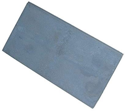 MIMART Home&Wood - Placa de Hierro Fundido para Horno sin Agujeros, 63 x 31,5 cm, Placa de carbón, Placa de Chimenea, Gris Fundido