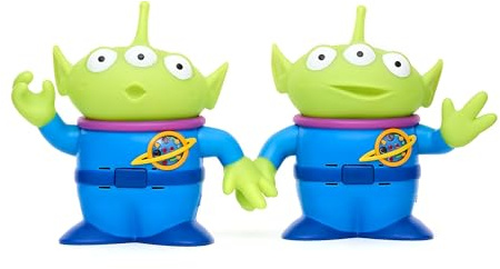 Disney Store Official - Pixars Toy Story - Aliens - Interaktive sprechende Actionfigur - 16 cm/6 - 2 Alien Spielzeuge - Über 15 englische Sätze - Interagiert mit Anderen Charakteren - Ab 3 Jahren