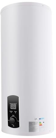 50 l/100 l/120 l, 2000 W, chauffe-eau électrique, chauffe-eau intelligent, fonctionnement numérique, pour salle de bain, éviers de cuisine (blanc, 100 l)