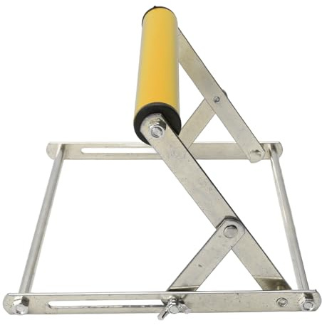 Generic Supporto per Tavolo, Supporto per Rulli Jabr in Acciaio Inossidabile con Ruggine Multifunzionale per il Lavoro di Lavoro in Legno (YELLOW)