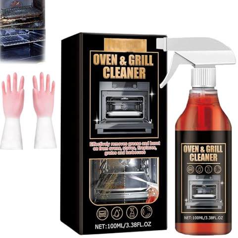 Oven Cleaner Heavy Duty, Nettoyant Four,Décapant four - Dégraisse rapidement - Nettoyant Multi-usages pour éliminer rapidement les taches,Clean Spray Cleaner for Ovens,decap four puissant (1pc)