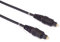 PremiumCord Toslink Optical Audio Cable 1 m Toslink Male to Male Digital Cable for Stereo System HiFi Sounbar TV HQ Audio Gold-Plated Colour Black