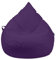 Droplet-Lounge Tropfenform Sitzsack mit Füllung | für Kinder Erwachsene | Indoor & Outdoor geeignet | Wasser-& Schmutzabweisend | Sitzkissen Bodenkissen Beanbag (XXL Durchmesser 80 cm, Lila)