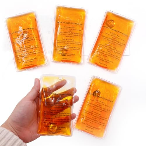 Wiederverwendbare Snap Heat Pack, Handwärmer Klick, Handwärmer Boil Click Heat Pocket Handwärmer, Beutel Gel Handwärmer für Camping für Outdoor, Indoor, Arbeiten, Studieren, Camping, Warme Geschenke