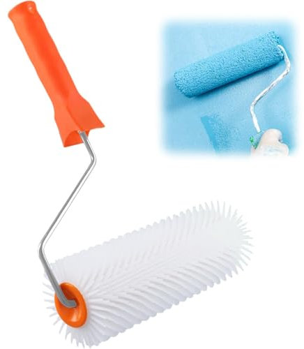 YOYEAH Rouleau de purge pour masse de compensation de 23 cm - Longueur des pointes : 30 mm - Rouleau de purge et masse de compensation pour revêtements de sol.