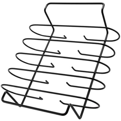 BAZEITFLOW 1pièce Rack à Steak Portable pour Barbecue Support à Poulet Et Agneau Outil De Grillade Jardin Accessoire De Cuisine Et Pratique