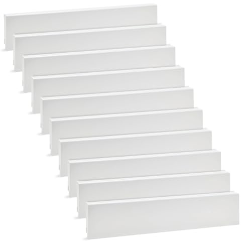 KGM Kunststoff Sockelleiste - Weiß - 2400 x 58 x 16 mm - 10 Stk.
