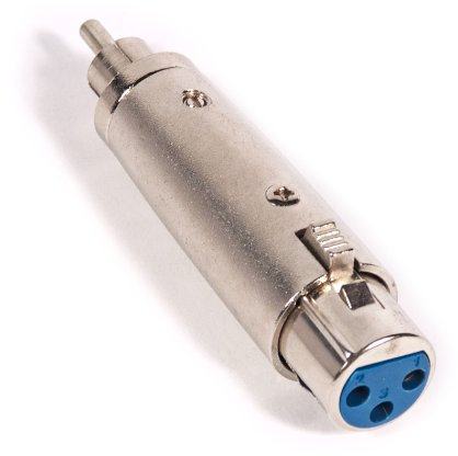 ICT Adattatore Audio Cannon XLR Femmina A RCA Maschio