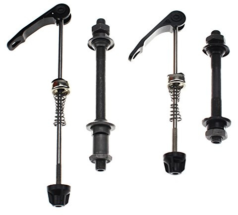 Bike Axle CYSKY Quick Release Skewer Front Rear Bicycle Axle Wheel Hub Fit for Road Bike, Mountain Bike, MTB, BMX (1 Pair)
