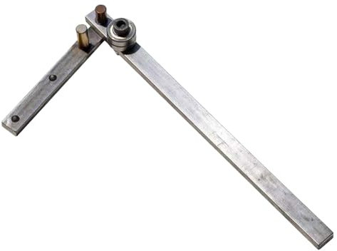 MagiDeal Dobladora de barras de acero que ahorra esfuerzo, dobladora de tubos Manual profesional DIY, máquina dobladora Manual para barra de acero, barra de,