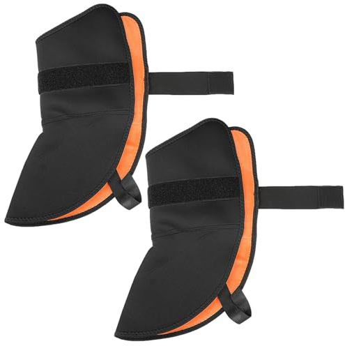 EcoGleam 1 par de protectores de tobillo resistentes al viento para motociclismo, deportes de invierno, resistentes al frío, para hombres y mujeres