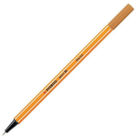 STABILO - Fineliner - point 88-10er Pack - ocker dunkel