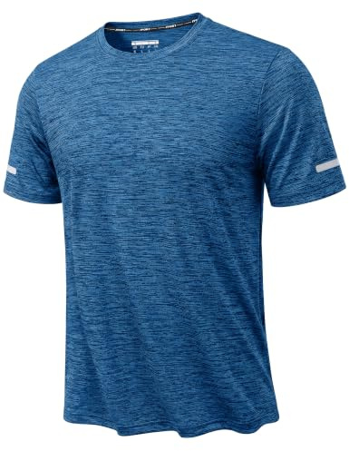 KEFITEVD T-Shirt Sport Homme Léger Séchage Rapide Respirant Tee Shirts