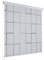 Tidyard Duschrollo Duschvorhang Wasserfest Schnelltrocknend Dusche Rollo Badewannenvorhang, Schnelltrocknendes Rollo für Dusche & Badewanne,140 x 240 cm Quadratmuster