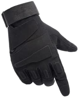 RATASK Heavy Duty General Work and Outdoor Gloves, Paintball, workout, hiking, gardening, outdoor activity gloves, (BLACK, XL)