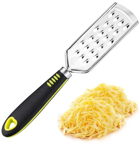 Acooruiteng Käsereibe Küchenreibe Edelstahl Cheese Grater Dauerhaft Gemüsereibe Muskatreibe Zitronenreibe Ingwerreibe Knoblauchreibe für Käse Schokolade Kartoffel Karotten Apfel