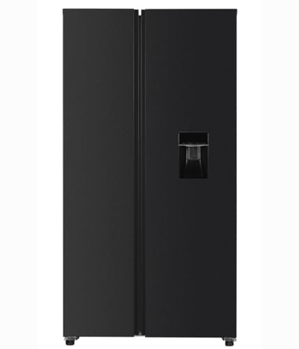 PKM SBS400EBIXWDAZ Kühl-Gefrierkombination | Side by Side | Achwarz | 288 Liter Kühlen | 151 Liter Gefrieren | Energieeffizienzklasse E | LED - Beleuchtung | Schnellgefrieren Modus | Freistehend |