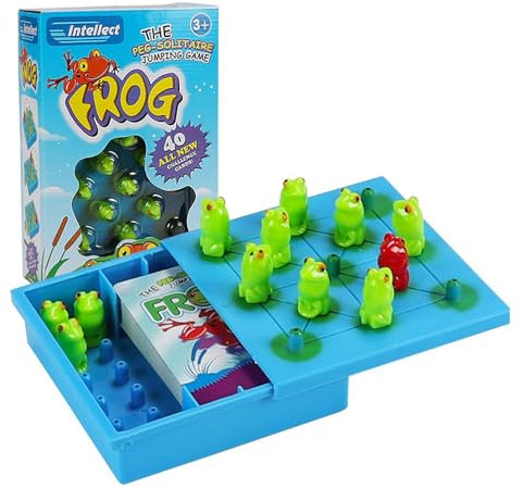 Logical Thinking Games - Logische Denkspiele für Kinder, Jump In Game | Hoppers-Logikspiel, EIN Denkspiel zum Aufbau kognitiver Fähigkeiten für Kinder und Kleinkinder ab 3 Jahren