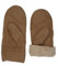 HEITMANN 100% Lammfell Handschuhe Fäustlinge Echt-Leder Herren NEU (L, Beige)
