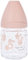 Suavinex Biberon Verre Tetine Ronde Débit Lent Lapin Rose 120 ml 1 Unité