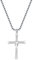 KEYCHIN Inspirierte Kreuz-Halskette, schnelles Sport-Enthusiasten, Geschenk, Kreuz-Anhänger, Titanstahl, Halskette, Film-Peripherieschmuck, Film-Fans, Geschenk für Männer und Frauen, Metall, Edelstahl