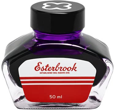 Esterbrook Tinte für Füllfederhalter in der Farbe Shimmer Lilac, im Glas, Größe: 50 ml, EINK-SHIMMERLILAC