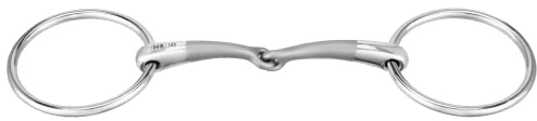 Sprenger SATINOX Wassertrense 14 mm einfach gebrochen - Edelstahl rostfrei, 135 mm Weite