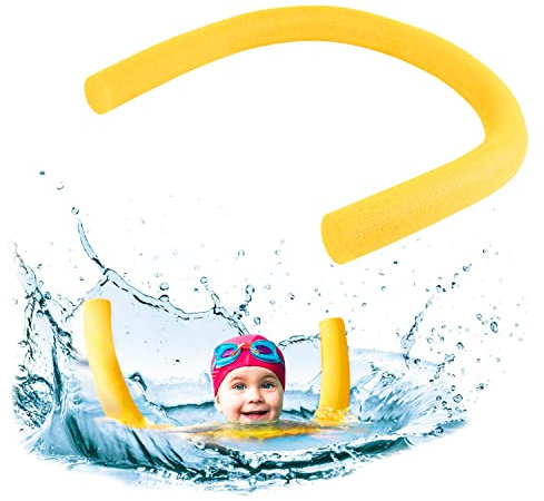 Tubo Galleggiante Piscina Multipack Pool Noodle Piscina in Schiuma Accessori Nuoto per Bambini e Adulti 1.5 m x 6 cm (Multicolore, Pacco da 1)