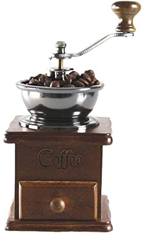 Antik kaffemaskin – handkaffekvarn, trä hand kaffekvarn rulle | Gjutjärn för netto kaffeberedning, dekoration, bästa gåvan