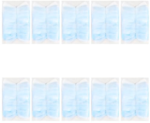 Bojueshaw 10pcs Fluffy Duster Refills,Disposable Blue Electrostatic Duster Heads,Replacement Duster Head for Blinds PC Keyboard Office Desk Dresser
