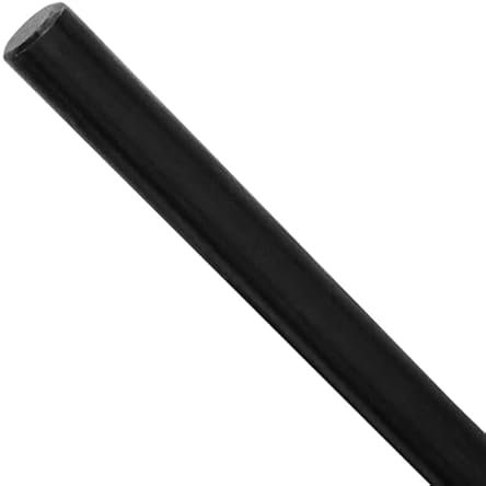 TEKKA BUDO BO Stab schwarz Hartholz - 182 cm gerade Form - Langstock Kampfsport Holz - Aikido, Kobudo, Bojutsu Ninjutsu