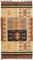 GURU SHOP Orientalischer Grob Gewebter Kelim Teppich 160x90 cm - Muster 9, Braun, Leinen, Teppiche, Bodenmatten