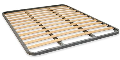 Bed Store SISTEMI RIPOSO Rete Da Appoggio Senza Piedi Doghe Strette Matrimoniale 160X195 Ortopedica Doppio Rinforzo