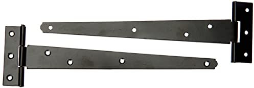 Bulk Hardware BH01988 Charnière en T légère, 250 mm, Set de 2 Pièces