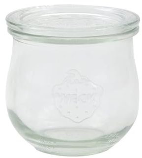 Weck-Tulpen-Glas, runder Rand, glas, durchsichtig, 370 ml