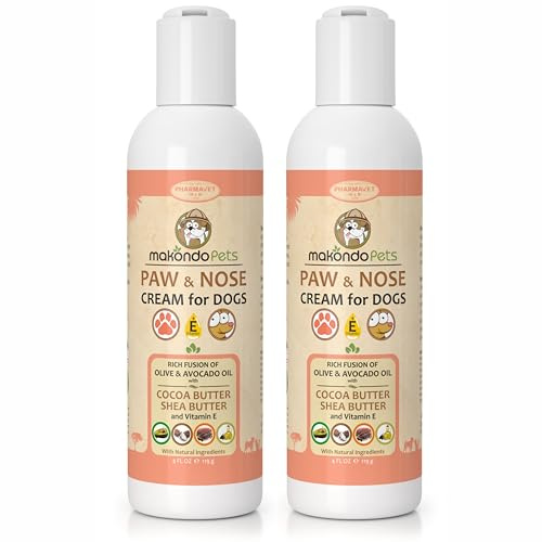 Dog Paw Balm | Non Wax Nose Cream & Snout Soother for Dogs. Dog Wrinkle Cream for Bulldogs & Frenchies | Moisturizing Wrinkle Balm & Ointment for Dogs. (2-Pack, 8oz)