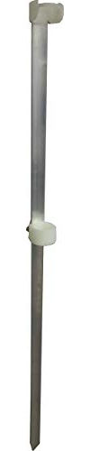 Picchetto da SURFCASTING IN ALLUMINIO ANODIZZATO PLASTICHE FOSFORESCENTI DA 150 CM.